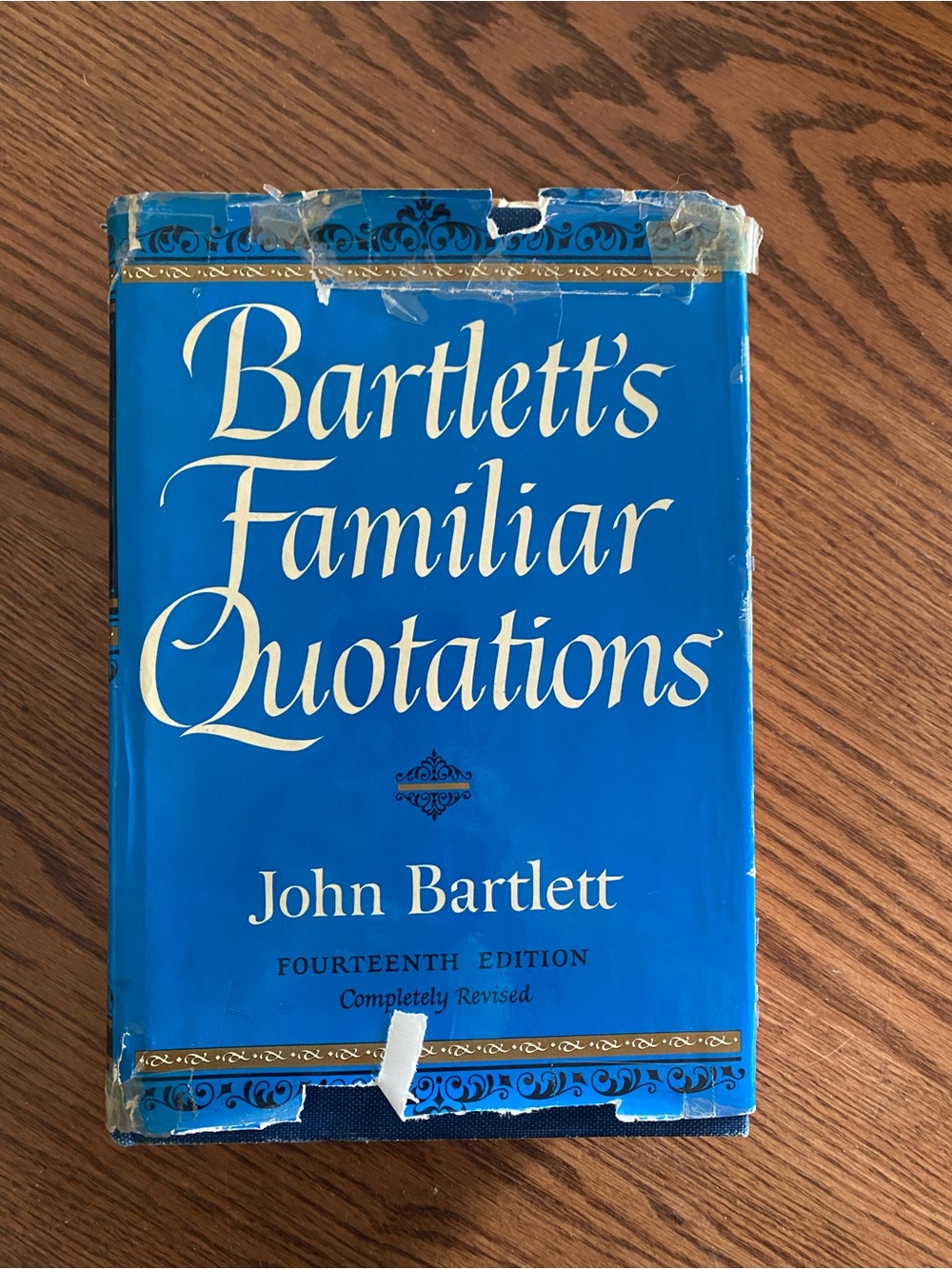 Bartlett's Familiar Quotations by John Bartlett - hardcover